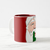 Santa Mok Coffee Cup Festive Santa Cup (Voorkant links)