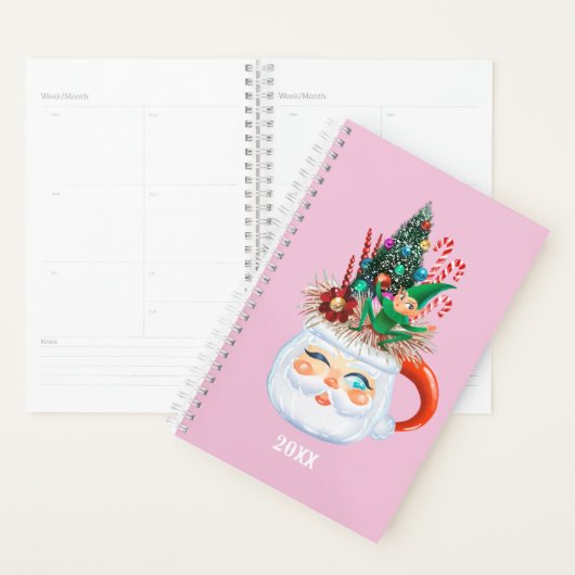 Santa Mok Pink Planner (Display)