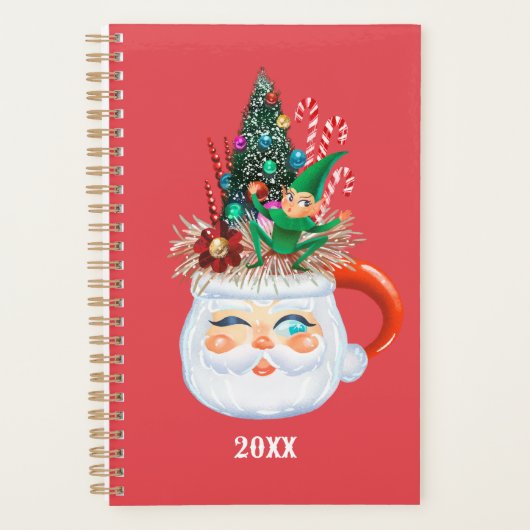 Santa Mok Rood Planner (Voorkant)