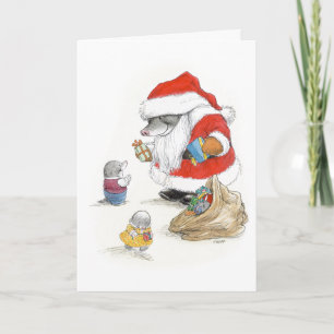 Santa Mole geeft cadeaukaart Kaart