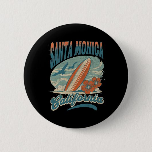 Santa Monica _2 Ronde Button 5,7 Cm (Voorkant)