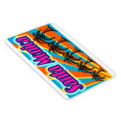 Santa Monica 5 palmbomen magneet (Rechterzijde)