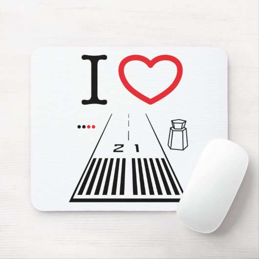 Santa Monica Airport Runway 21 - Muismat (Met muis)