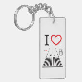 Santa Monica Airport Runway 21 / Runway 3 sleutelh Sleutelhanger (Voorkant Links)