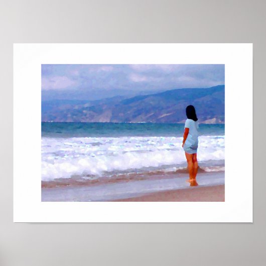 Santa Monica Beach Babe #1 2015 Poster (Voorkant)