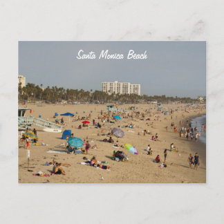 Santa Monica Beach Briefkaart