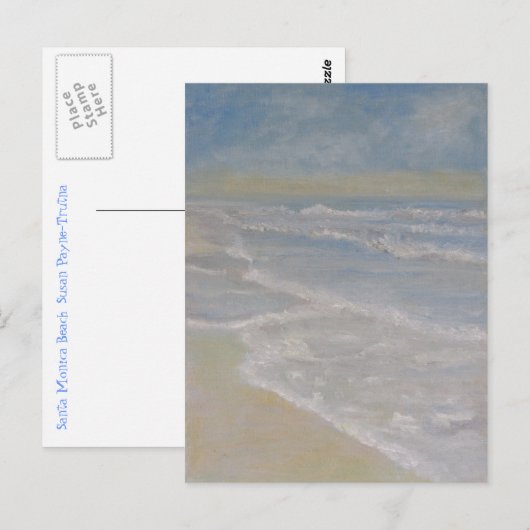Santa Monica Beach Briefkaart (Voorkant / Achterkant)