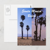 Santa Monica Beach Briefkaart (Voorkant / Achterkant)