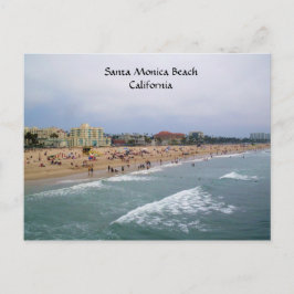 SANTA MONICA BEACH,briefkaart VAN CALIFORNIA Briefkaart