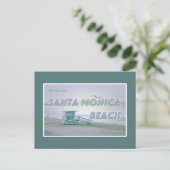 Santa Monica Beach, Californië Briefkaart (Staand voorkant)