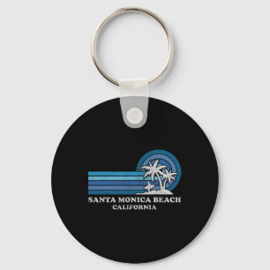 Santa Monica Beach Californië Familie Zomer Vakant Sleutelhanger