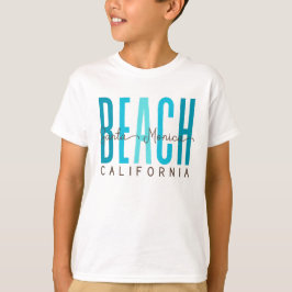 Santa Monica Beach Californië (Oceaan) T-shirt