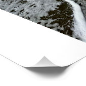 Santa Monica Beach in de herfst. Perfect Poster (Hoek)