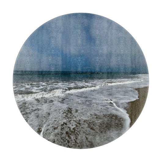 Santa Monica Beach in de herfst. Snijplank (Voorkant)