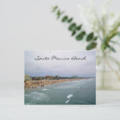 SANTA MONICA BEACH-kaart Briefkaart (Staand voorkant)
