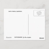 SANTA MONICA BEACH-kaart Briefkaart (Achterkant)