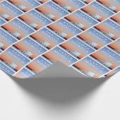 Santa Monica Beach | Los Angeles, Californië Cadeaupapier (Hoek)