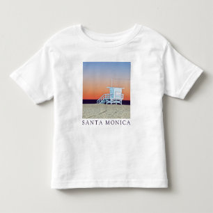 Santa Monica Beach   Los Angeles, Californië Kinder Shirts