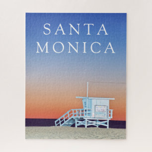 Santa Monica Beach   Los Angeles, Californië Legpuzzel
