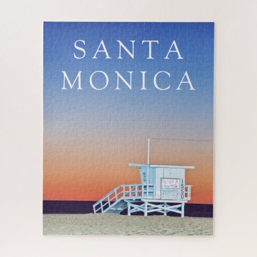 Santa Monica Beach | Los Angeles, Californië Legpuzzel (Verticaal)