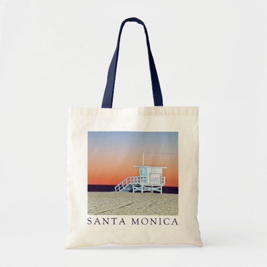 Santa Monica Beach | Los Angeles, Californië Tote Bag (Voorkant)