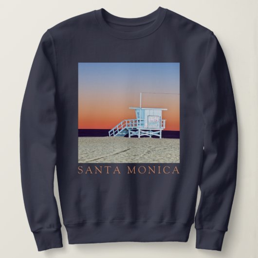 Santa Monica Beach | Los Angeles, Californië Trui (Design voorkant)