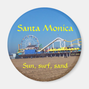 Santa Monica Beach Pier Magneet