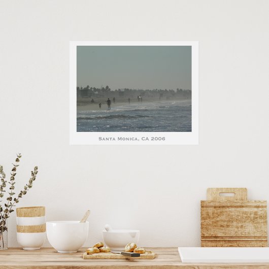 Santa Monica Beach Poster (Keuken)