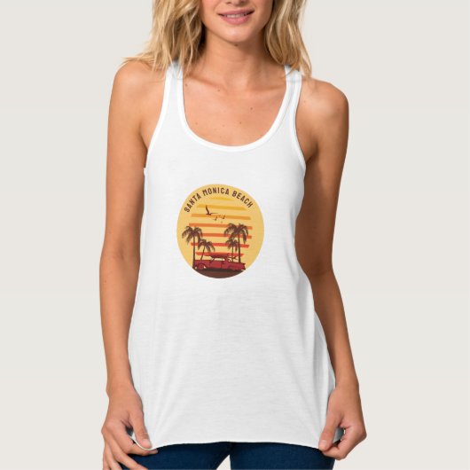 Santa Monica Beach Tanktop (Voorkant)