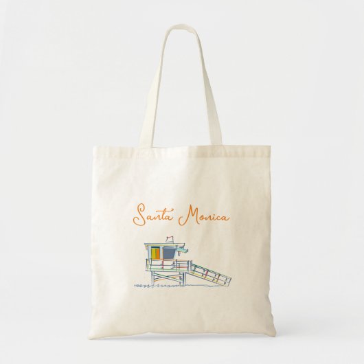 Santa Monica Beach Tote Bag (Voorkant)