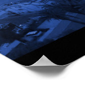 SANTA MONICA BLAUW POSTER (Hoek)