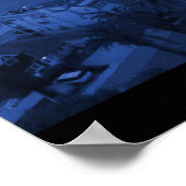 SANTA MONICA BLAUW POSTER (Hoek)