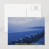 SANTA MONICA BLUE BRIEFKAART (Voorkant / Achterkant)