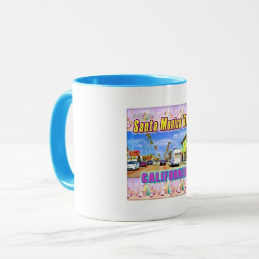 "Santa Monica Blvd 1" Cup Mok (Voorkant links)