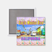 "Santa Monica Blvd 1" Magnet (Voorkant / Achterkant)