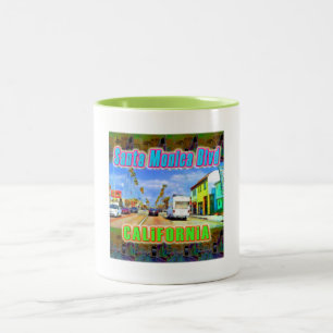 "Santa Monica Blvd 2" Cup Tweekleurige Koffiemok