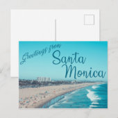 Santa Monica Briefkaart (Voorkant / Achterkant)