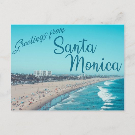 Santa Monica Briefkaart (Voorkant)