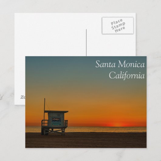 Santa Monica Briefkaart (Voorkant / Achterkant)