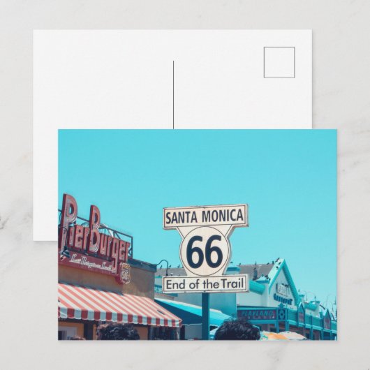 Santa Monica Briefkaart (Voorkant / Achterkant)