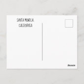 Santa Monica Briefkaart (Achterkant)