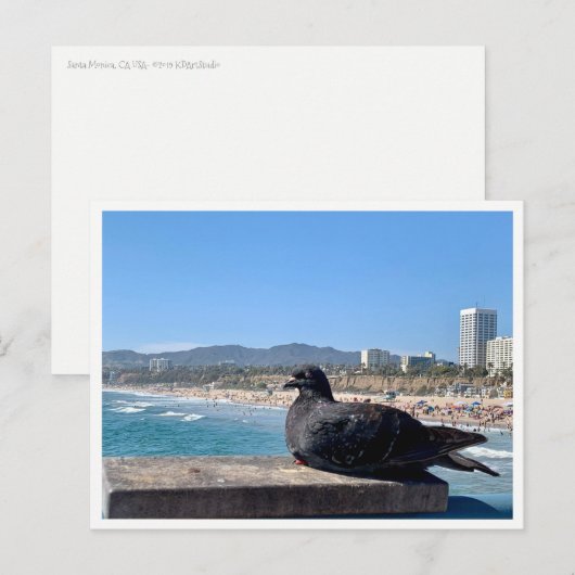 Santa Monica, CA Briefkaart (Voorkant / Achterkant)