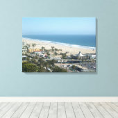 SANTA MONICA, CA CANVAS #1 AFDRUK (Insitu (Houten vloer))