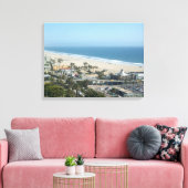 SANTA MONICA, CA CANVAS #1 AFDRUK (Insitu (Woonkamer))
