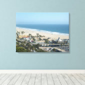 SANTA MONICA, CA CANVAS #1 AFDRUK (Insitu (Houten vloer))