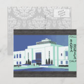 Santa Monica Calif , Vintage Briefkaart (Voorkant / Achterkant)