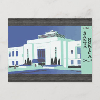 Santa Monica Calif , Vintage Briefkaart