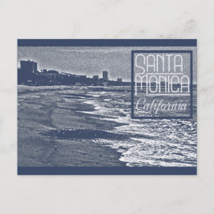  Santa Monica California Beach Travel Briefkaart
