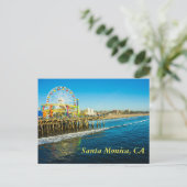 Santa Monica California Briefkaart (Staand voorkant)