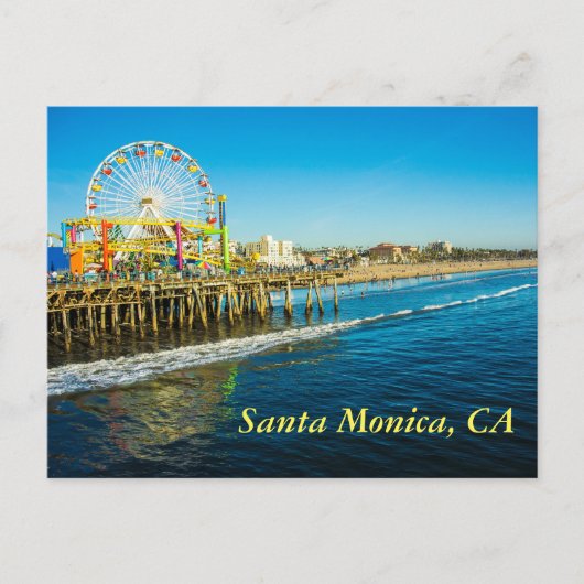 Santa Monica California Briefkaart (Voorkant)